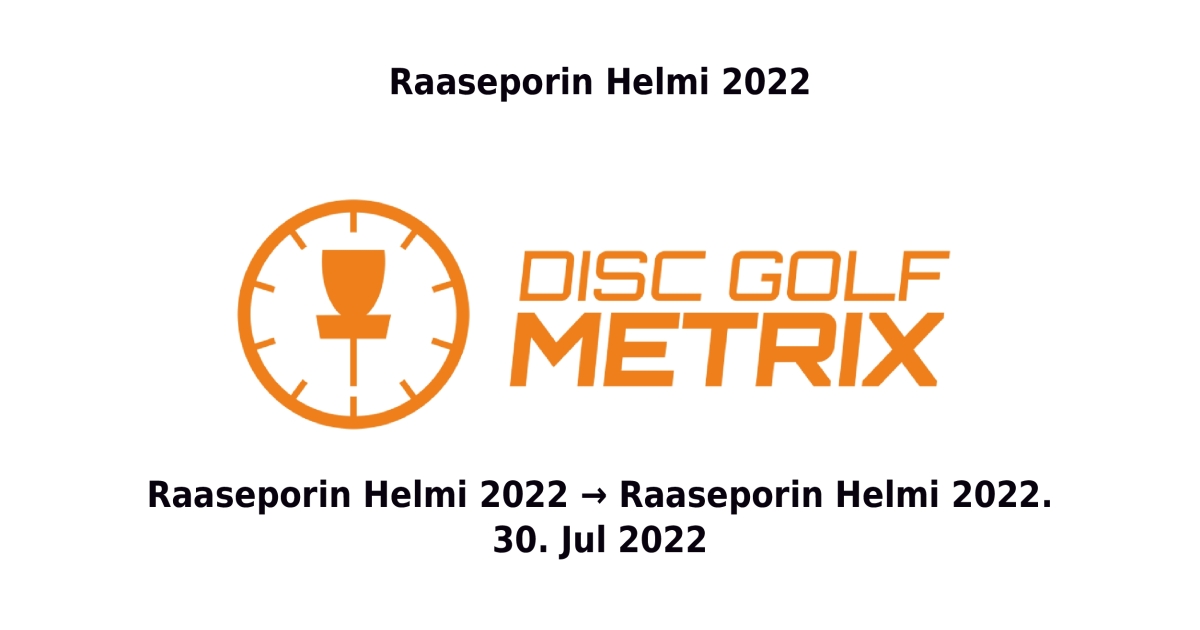 Raaseporin Helmi 2022