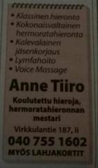Hieroja Anne Tiiro